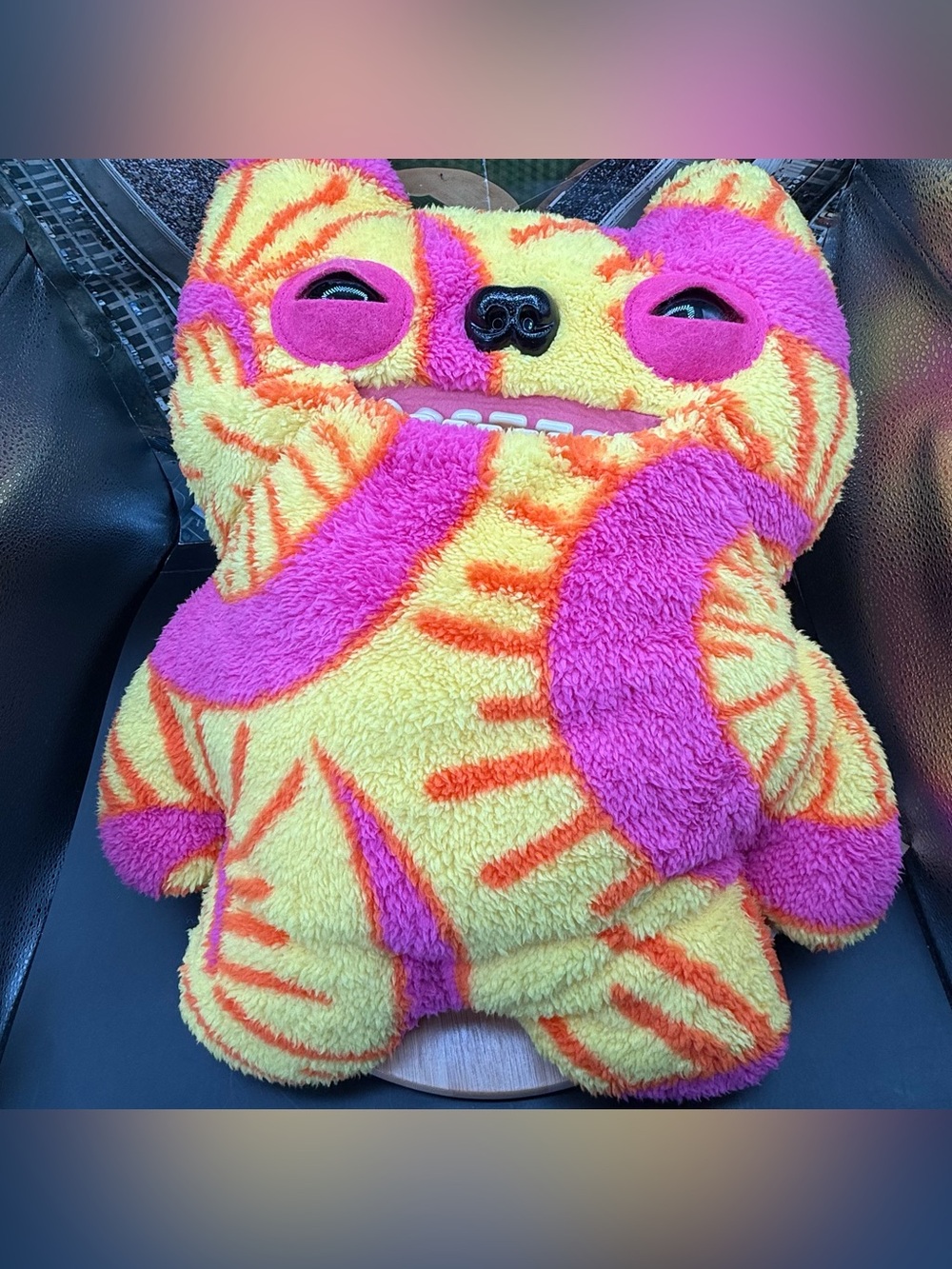 ZURU Fugglers Bigg Fuggs Ugly Monster Plush Multicolor 17 inches (Old Tooth)